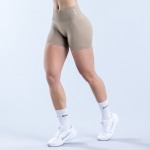 DFYNE Defy 4.5" Ženske Shorts Bež | HCDOT7890