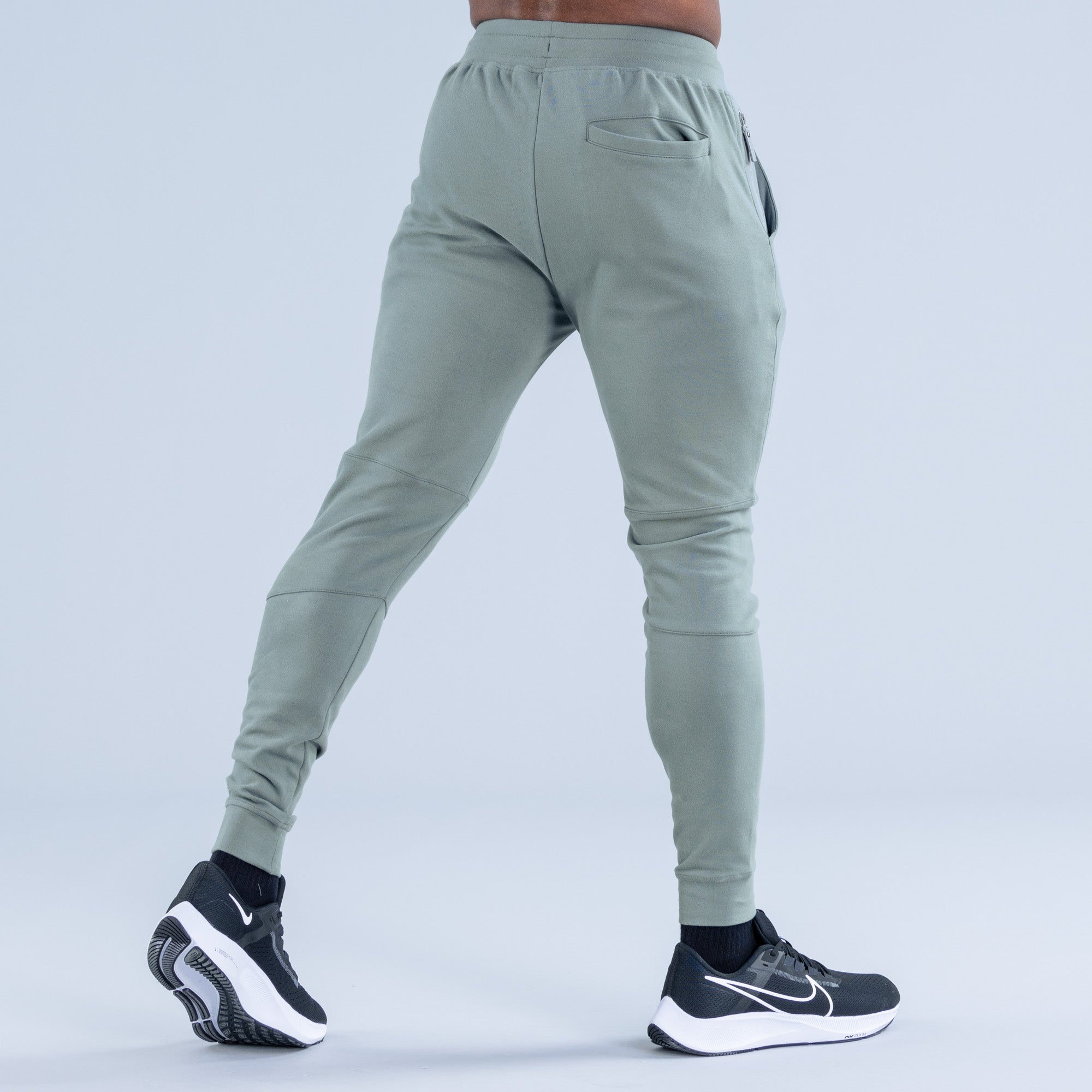 DFYNE Stealth Tapered Muške Jogger Hlače Maslinasto Zelene | CMHNY2431