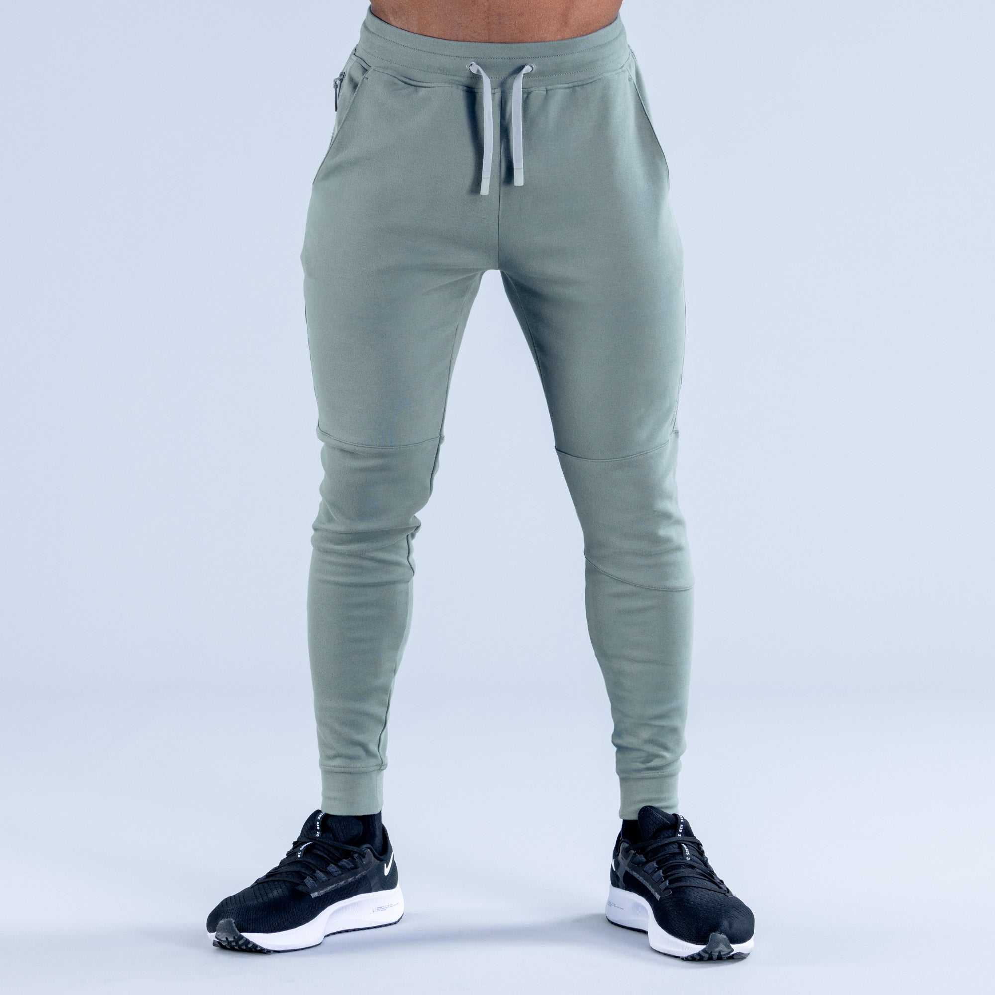 DFYNE Stealth Tapered Muške Jogger Hlače Maslinasto Zelene | CMHNY2431