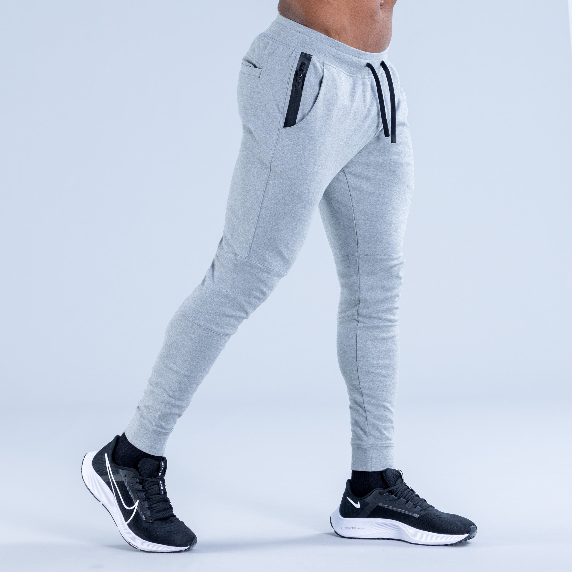 DFYNE Stealth Tapered Muške Jogger Hlače Sive | TMAIY6549